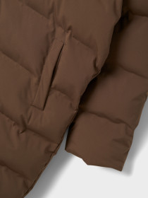 LMTD Lang Puffer Jakke Morop Chocolate Chip